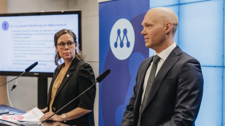 Niklas Wykman och Maria Malmer Stenergard