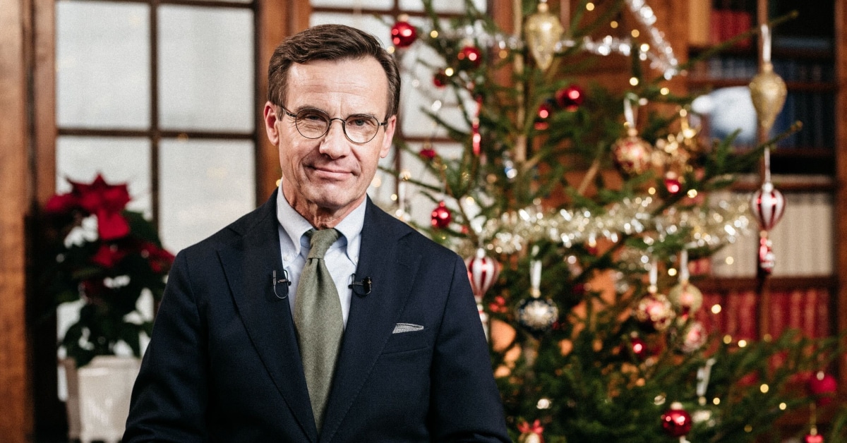 Statsminister Ulf Kristerssons jultal 2022: ”Vi kommer genomföra ett paradigmskifte i svensk politik”