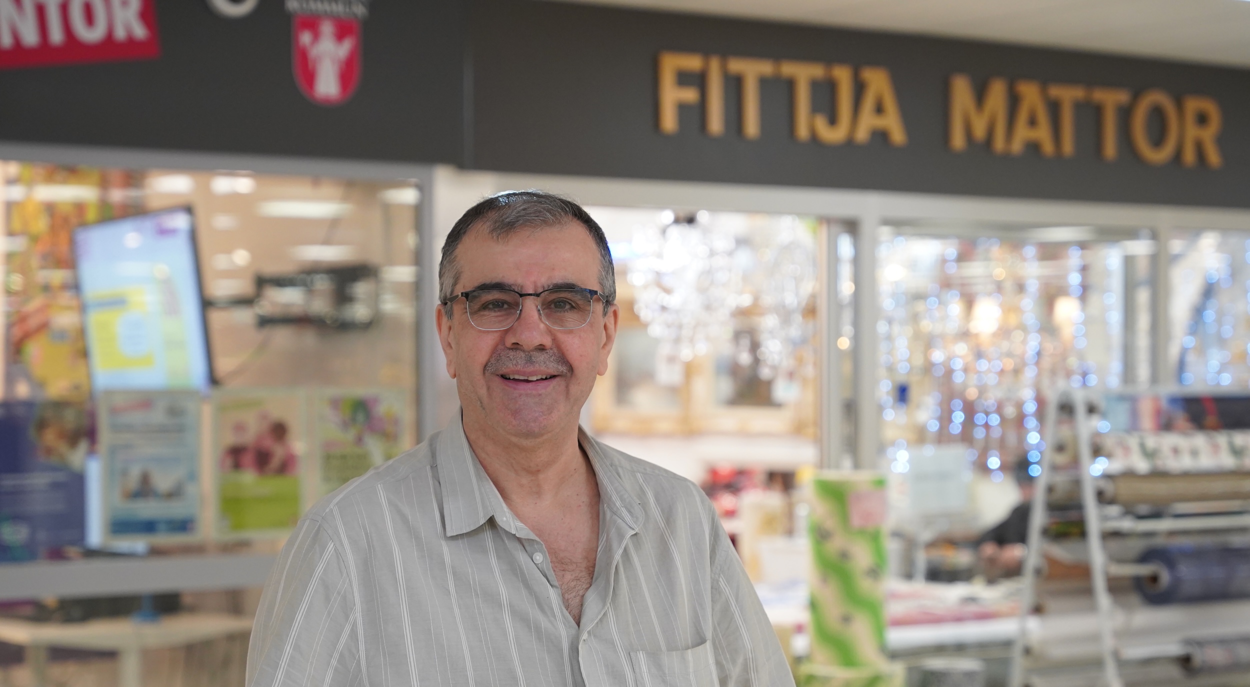 Mattförsäljaren Kameran Al Brznje berättar om den ökade tryggheten i området efter vistelseförbuden