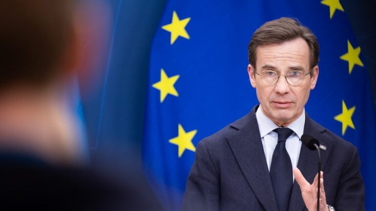 Statsminister Ulf Kristersson