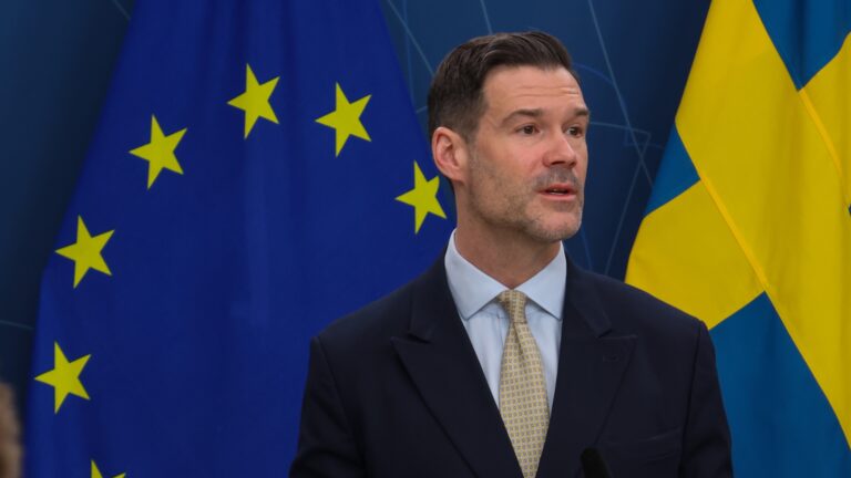 Migrationsminister Johan Forssell