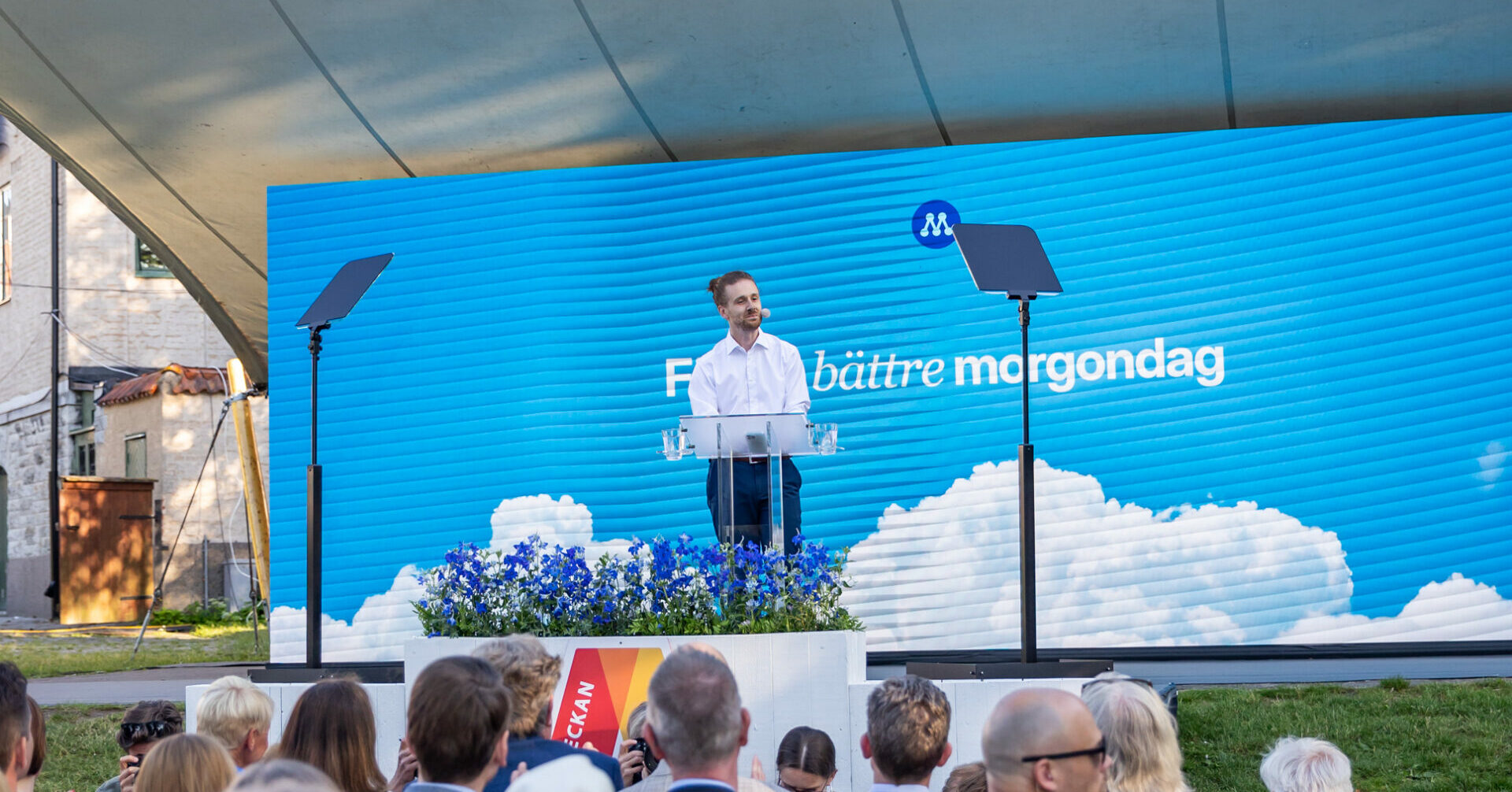 Jesper Skalberg Karlsson talar i Almedalen 2025