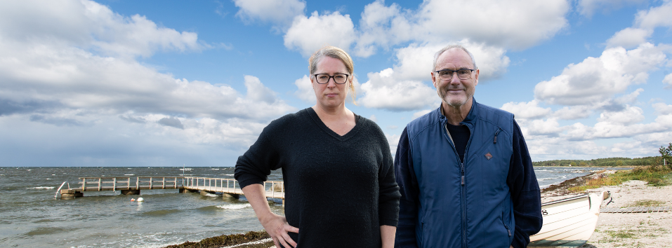 Lina runander och Rolf Öström